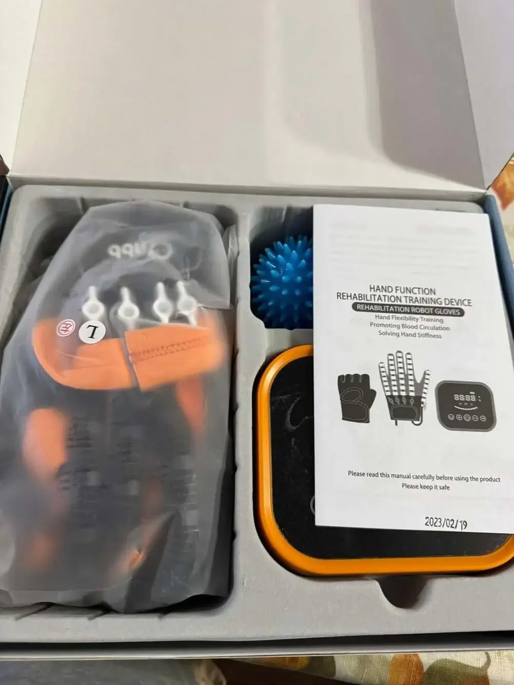 Hand Function Rehabilitation Training Device Size L Robot Glove